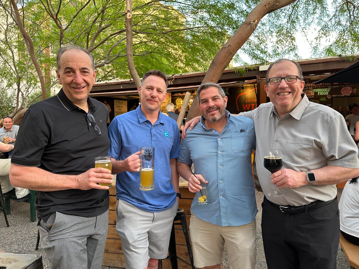 ISAssoc's tweet photo. The #ISA23 party continues at the DTPHX Beer Garden! Such a fun way to end an incredible week. https://t.co/jfeN07g4iN