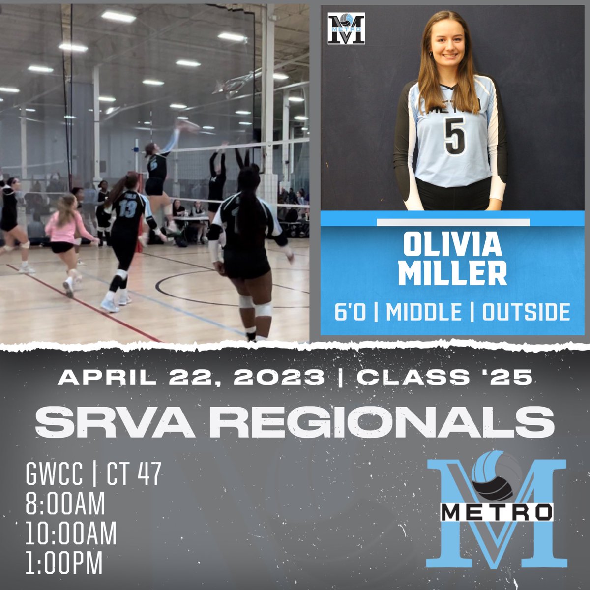 OliviaMillerVB's tweet photo. I can’t wait until Saturday for the SRVA Regionals at @GWCC_ATL #CT47 https://t.co/NoYfYj1vFT