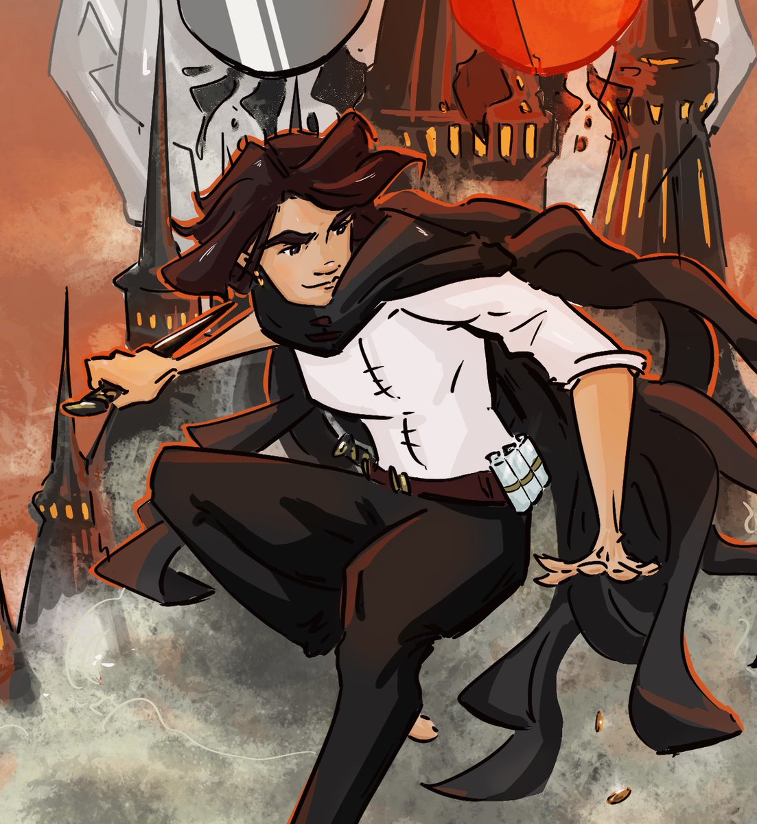 KarlaMarie67's tweet photo. Guess who finally read Mistbornnn 🤩

#mistborn #cosmere #brandonsanderson #vin #vinart https://t.co/7hW0POuSC1