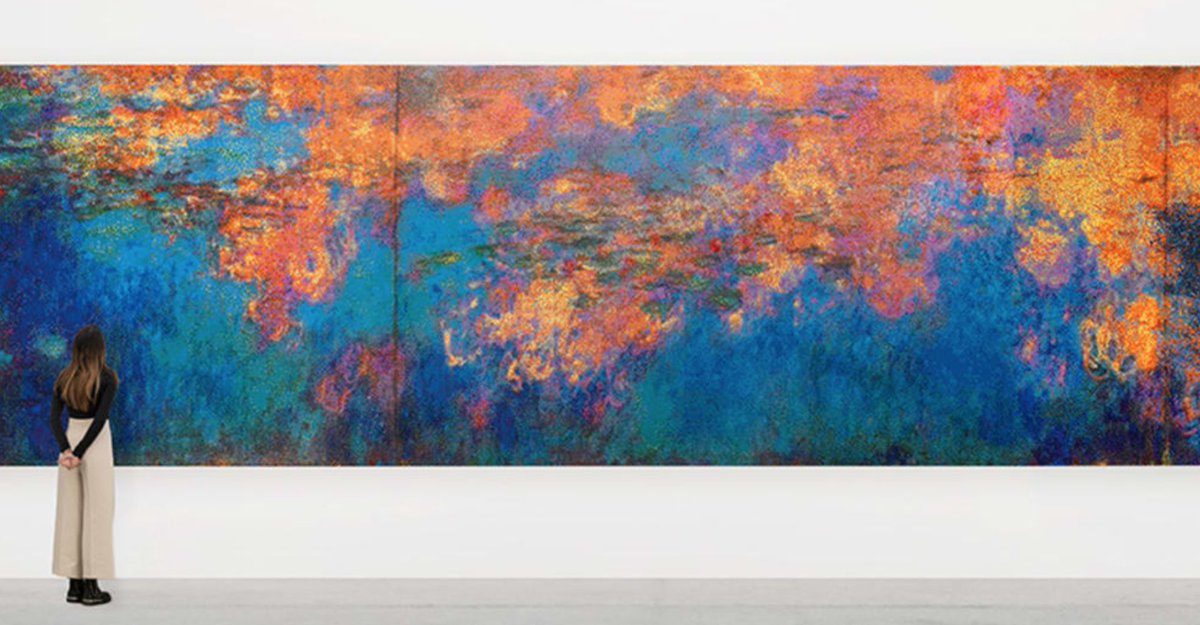 Ai Weiwei recreates Monet's water lilies using 650,000 Lego pieces
edition.cnn.com/style/article/…