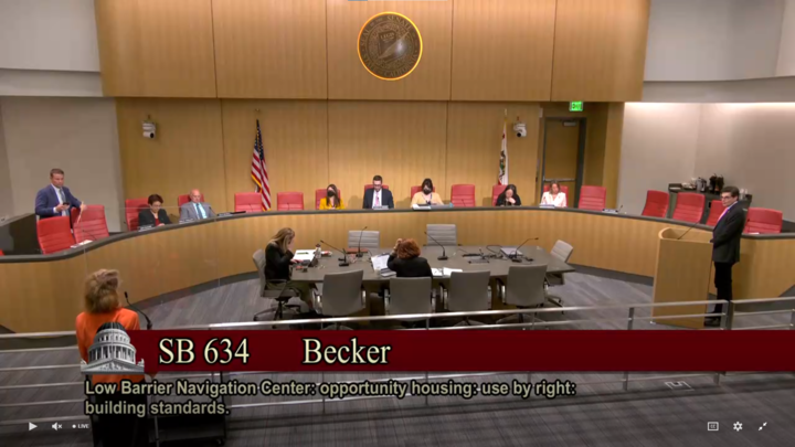 SenJoshBecker's tweet photo. Excited my bill #SB634 passed Senate Housing yesterday to expand Opportunity Housing in California! We need to quickly house unhoused neighbors while we wait for permanent housing &amp; my bill does just that. Special thanks to sponsors @BayAreaCouncil @SPUR_Urbanist @DignityMoves https://t.co/WhLBXCcyEr