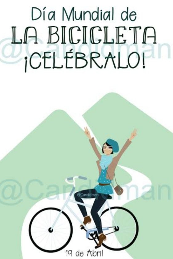 Dia Mundial de la Bicicleta. #Bikeisexercise #Bicicletanocontamina #conBicinohayhumo #Bikerelax #IlovemyBike 🚴‍♂️🚴‍♀️🚵‍♂️🚵‍♀️