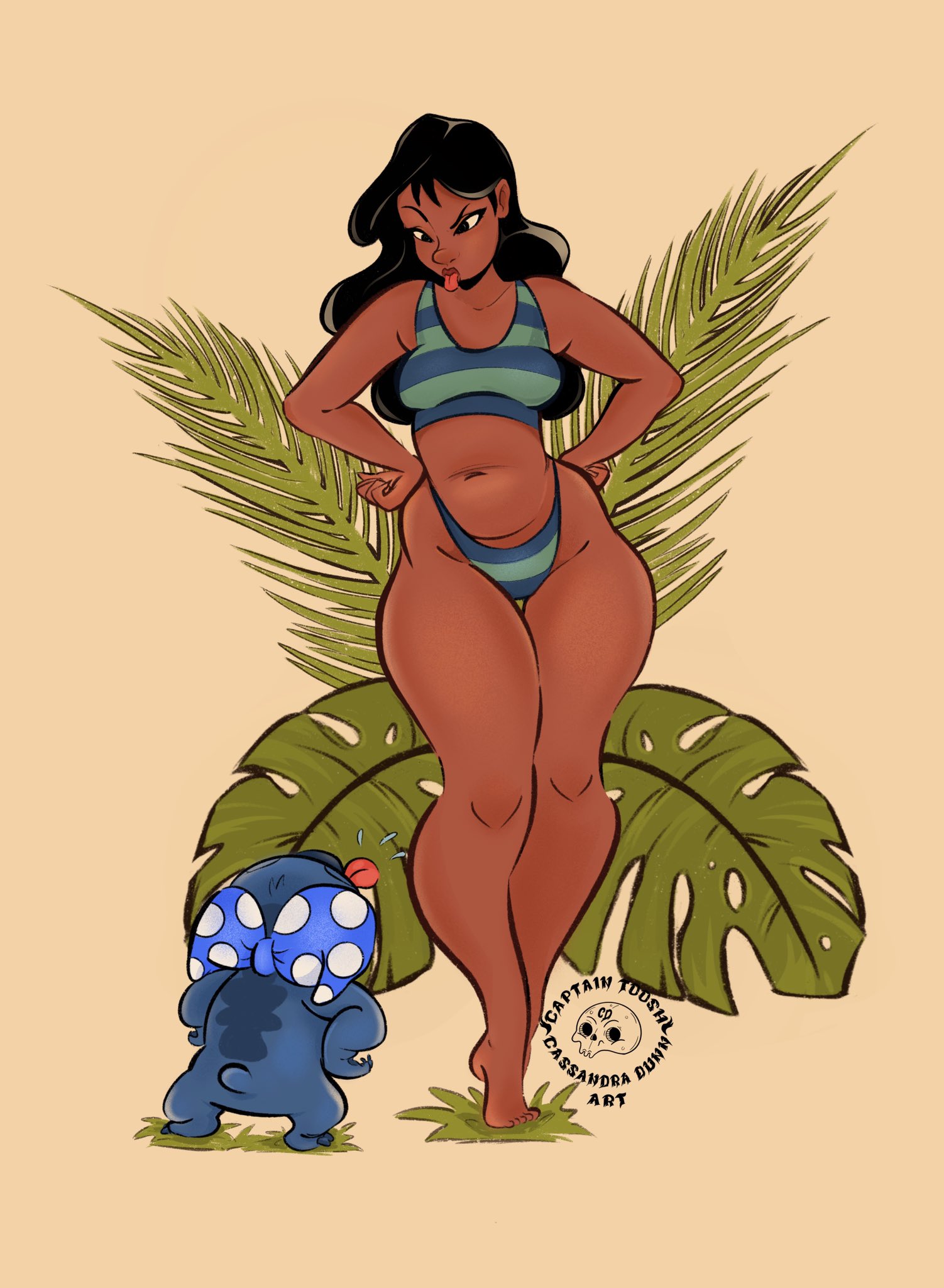 Captaintooshie👻 on X: I had a huge crush on Nani as a kid so I had to  draw her. #nani #nanipelekai #art #LiloAndStitch #illustration  t.coREEu7netjR  X