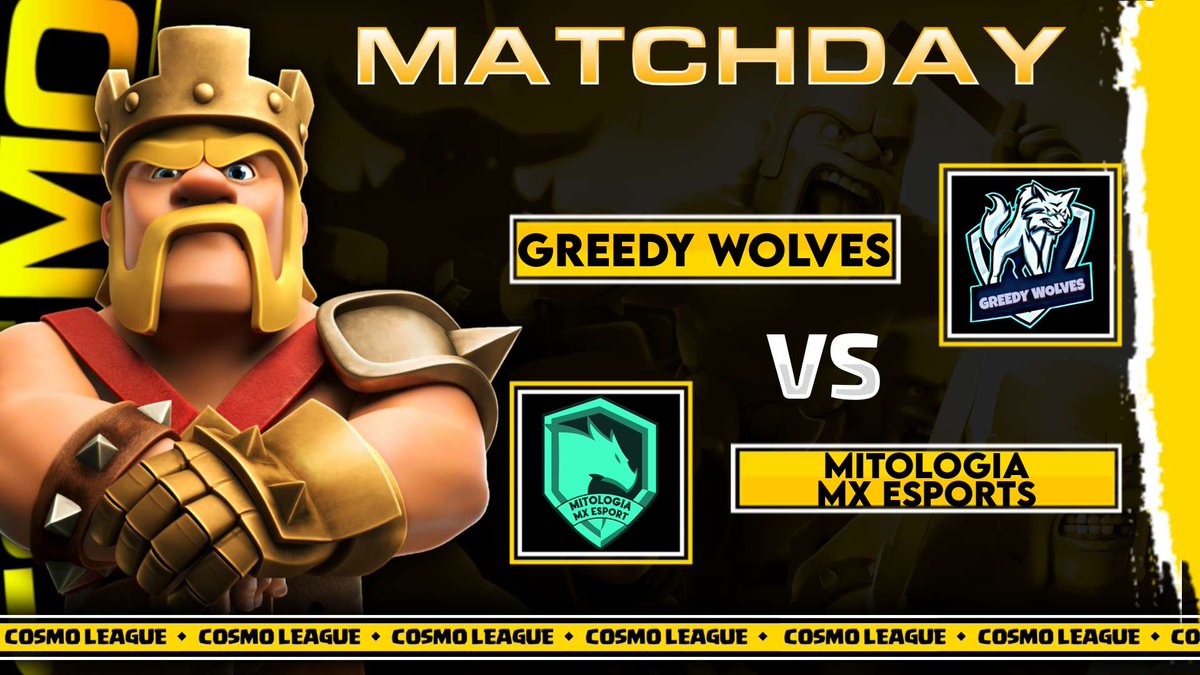 Mitologia MX (@mmx_esport) on Twitter photo MATCH DAY
🎮WEEK 2 <a href="/WCC_Officiel/">World Clash Cup</a>
🆚 #GENIUSTEENS
⏰6:30 PM IST/ 1 PM UTC
🎮ROUND 32 @League_Cosmo
🆚 #GREEDYWOLVES
⏰10:00 PM IST/ 4:30 PM UTC
🎥 twitch.tv/myrnaclash?sr=a MATCH DAY
🎮WEEK 2 <a href="/WCC_Officiel/">World Clash Cup</a>
🆚 #GENIUSTEENS
⏰6:30 PM IST/ 1 PM UTC
🎮ROUND 32 @League_Cosmo
🆚 #GREEDYWOLVES
⏰10:00 PM IST/ 4:30 PM UTC
🎥 twitch.tv/myrnaclash?sr=a