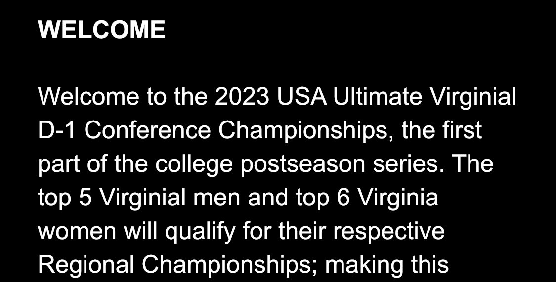 William & Mary Men's Ultimate tweet media