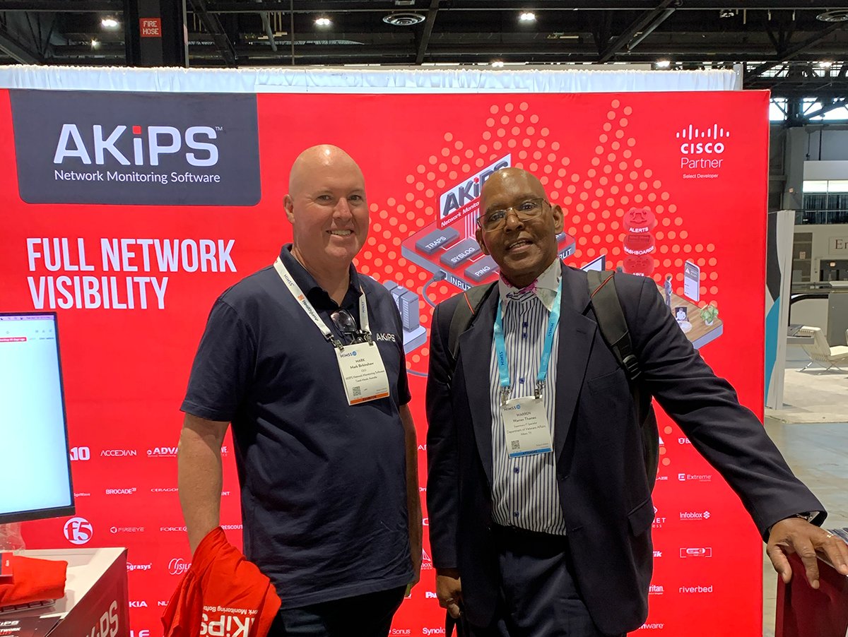 AKIPS_Software's tweet photo. The HIMSS Global Health Conference in Chicago is underway! 

Our team are in Booth 4470. They're exhibiting the AKIPS network monitoring solution, delivering to industry professionals unmatched scale, speed and performance to monitor any size network.

Come and say hi! https://t.co/slsmqrg4iE