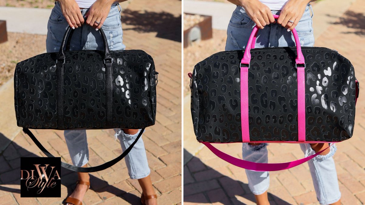 🚨 NEW PRODUCT ALERT 🚨
Introducing The Aubrey Waterproof DuffleBag - Black Leopard print weekender bag! 
🔥 Perfect for your next weekend getaway or gym session, this bag is both stylish and practical. 

#DivvaStyle #NewProduct #AubreyDuffleBag #WeekenderBag #LeopardPrint