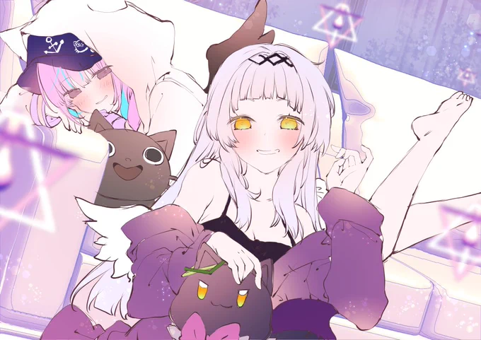 あくしお構図ラフ(*˘︶˘*).。.:* 