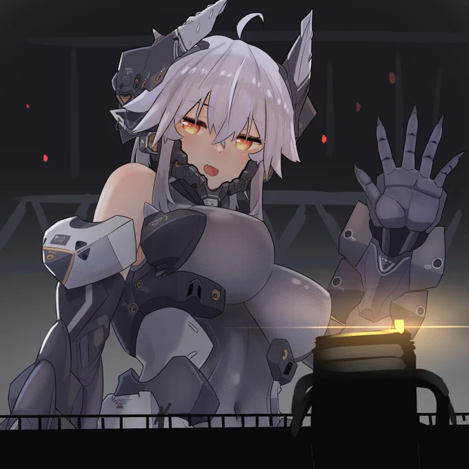 おまけの格納庫内のM004さん 