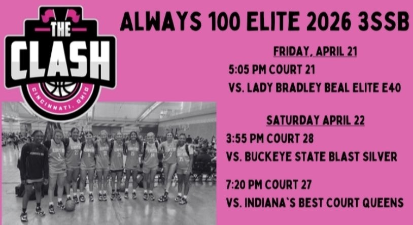 100elite2026's tweet photo. Cincinnati...We Are Headed Your Way!
#time2compete https://t.co/5WQzxj1h9p