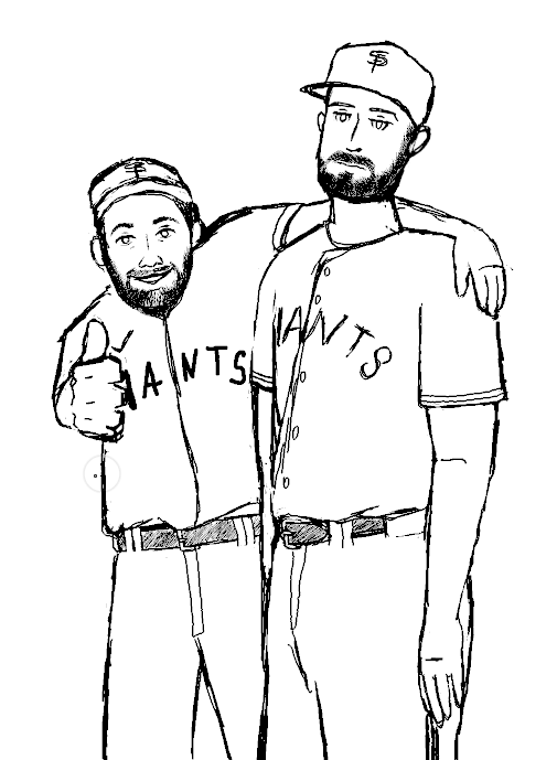 illizstrations's tweet photo. Haven't tweeted here in a hot minute 😅 Currently working on drawing some #SFGiants SUPPOSED to be John Brebbia and Alex Cobb 😅😅 https://t.co/dZtM4hZkwd