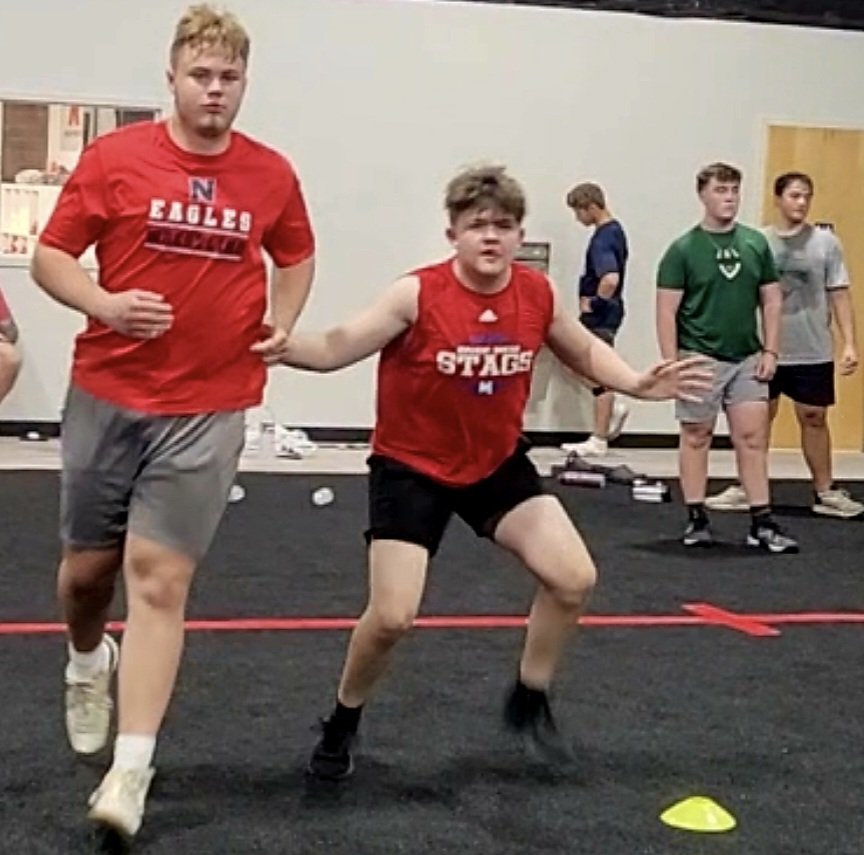 Matt_Savich's tweet photo. "It has nothing to do with talent and everything to do with effort!"-Ray Lewis. #Trenches #FearNothingAttackEverything #BestOLTrainerKC #DoWork #135Days @KingstonSavich https://t.co/ykZDshdPGw