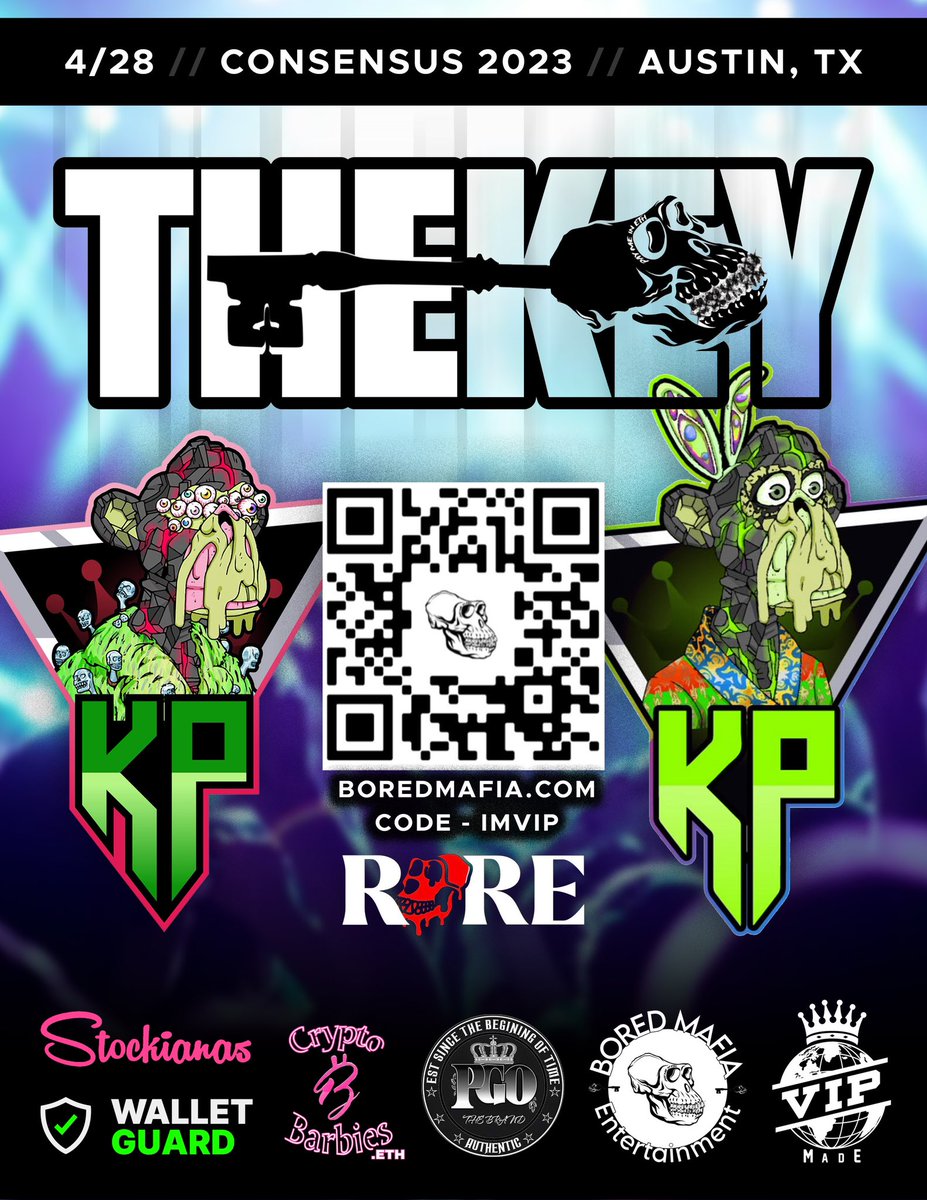 If you’re coming to <a href="/consensus2023/">#Consensus2023</a> — pull up on me 🔑 #THEKEY ATX23 Tickets, Fri, Apr 28, 2023 at 10:00 PM | Eventbrite TAG ANYONE IN AUSTIN. eventbrite.com/e/607932381117  <a href="/imaboredape/">Mr Bored ape</a> @VIPMadeCrypto6 <a href="/Stockianas/">soon</a> <a href="/wallet_guard/">Wallet Guard</a>