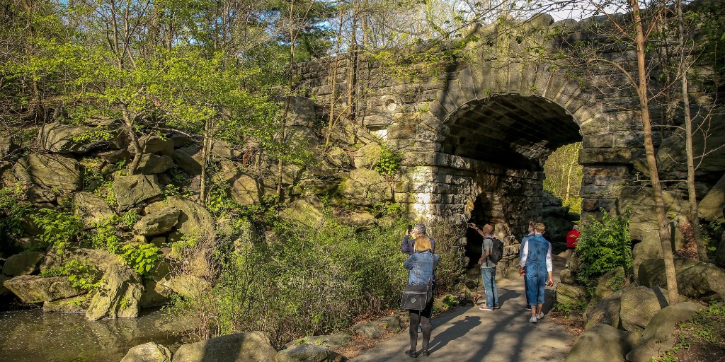 CentralParkNYC's tweet photo. For more than 170 years, the north end of Central Park has allowed New Yorkers to get a taste of the Adirondacks without leaving Manhattan. Learn about the natural beauty and wildlife in this part of the Park via the @bbgconnects app from @BloombergDotOrg. https://t.co/0PGX41vgu7 https://t.co/n6VM8y51xz