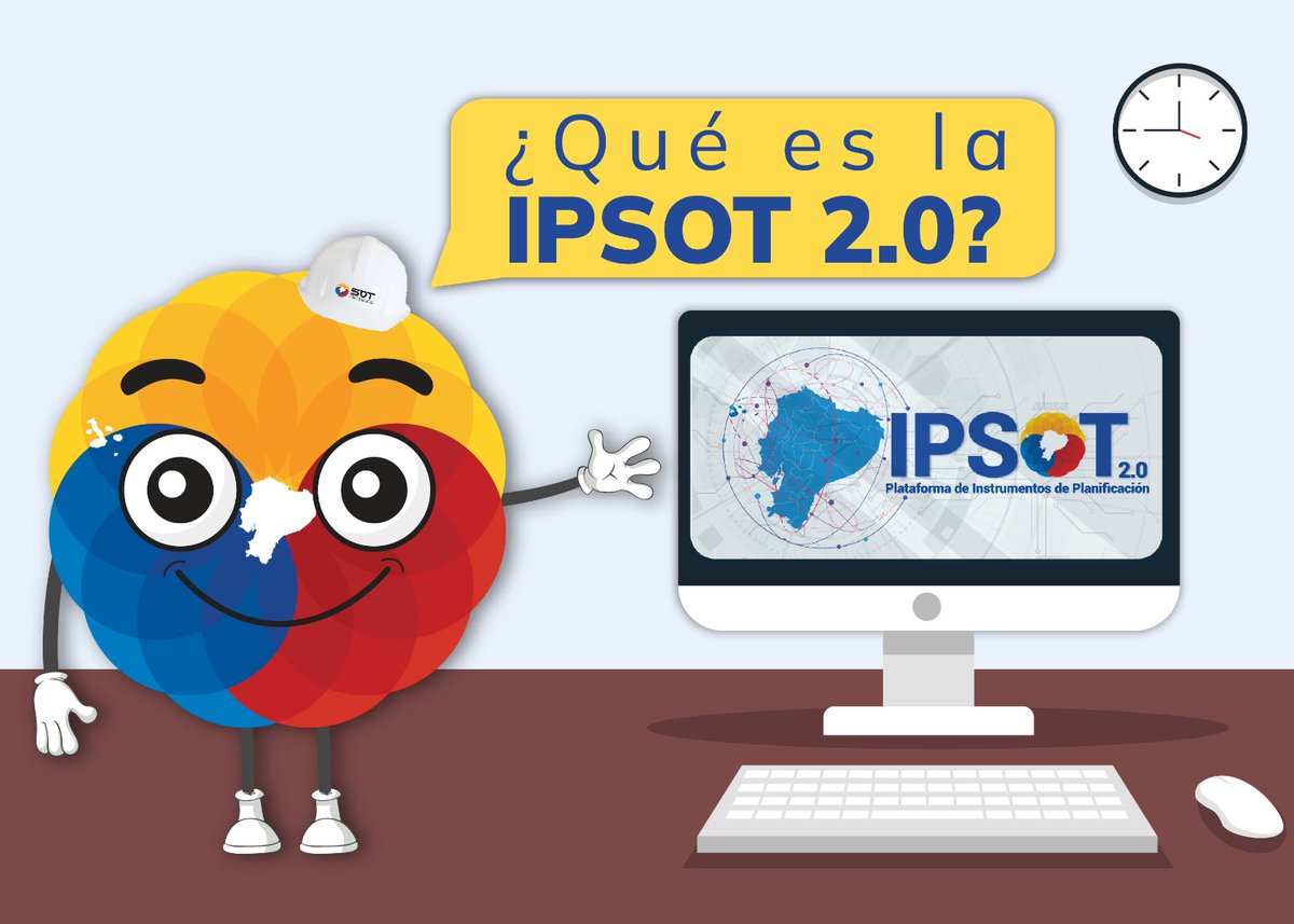 sot_ecuador's tweet photo. #IPSOT 2.0 es una plataforma creada por #SOTEcuador para que, a través de ella, los GAD en sus diferentes niveles de Gobierno, puedan cargar los instrumentos de ordenamiento territorial y sus documentos habilitantes, misma que se encuentra operativa las 24 horas. https://t.co/9tmsvFpykR