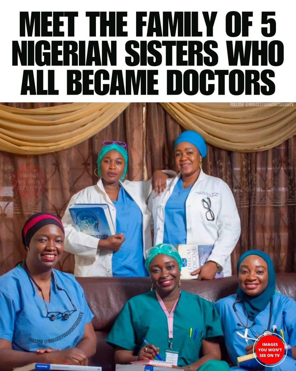 Black Excellence personified! The Aliu family is breaking barriers and setting new standards in the medical field. With 5 brilliant daughters, all accomplished physicians in diverse specialties, they're inspiring us to reach for the stars.