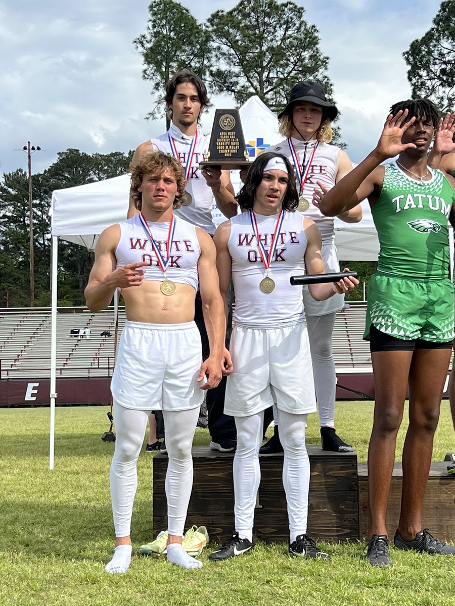 Roughnecks 4x4 Relay has won the Area Championship and qualified to next weeks Regional Championship Track Meet! #DTD