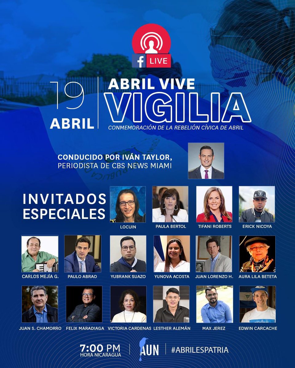 #Abril_Vive #Destierro 
LA LUCHA SIGUE 🇳🇮✊🏾