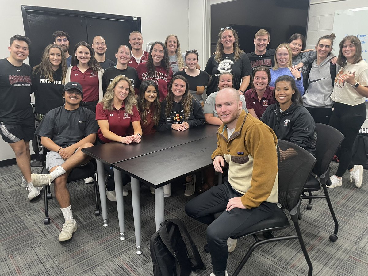 It was the last day of class for the post-professional AT students. We are so proud of y’all! #GamecockAT