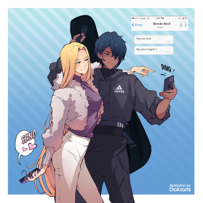 Today I bring  OCs being dysfunctional enemies to lovers to enemies to exes to ???  