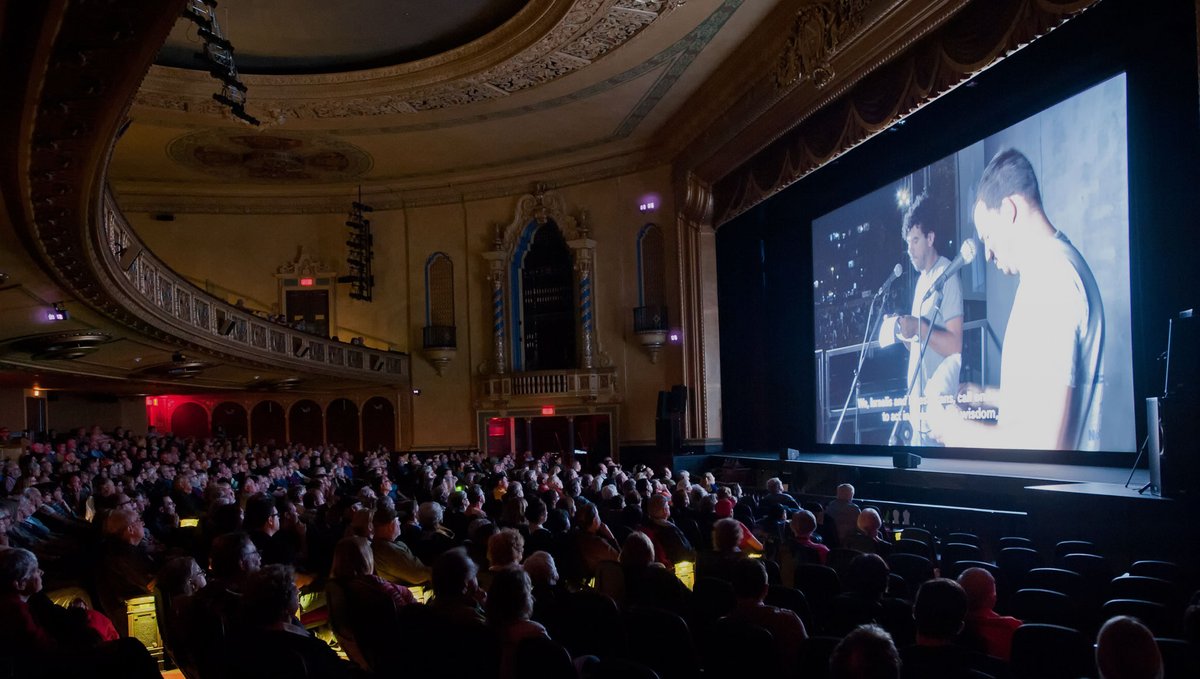 champaigncity's tweet photo. Welcome to Champaign film fans and moviemakers! When taking a break between shows @ebertfest  we invite you to explore our wonderful downtown dining and shopping options! #Ebertfest #Cheers2Champaign (Photo from Ebertfest Facebook page) https://t.co/hPrx98lbZ9