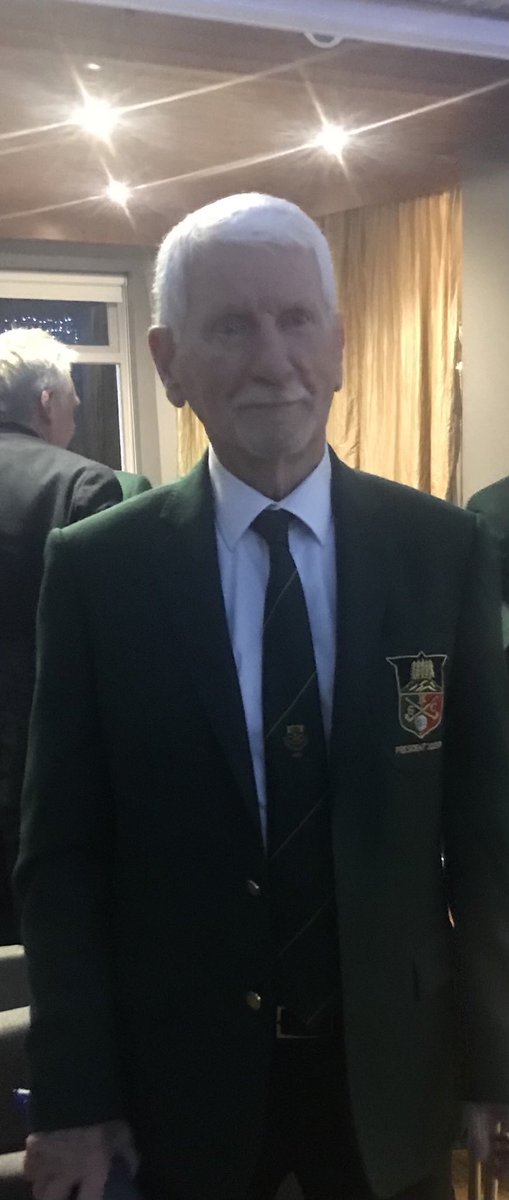 KnockGolfClub's tweet photo. Our new President Mr Earle Brown … enjoy the year https://t.co/g9FavEnZT0