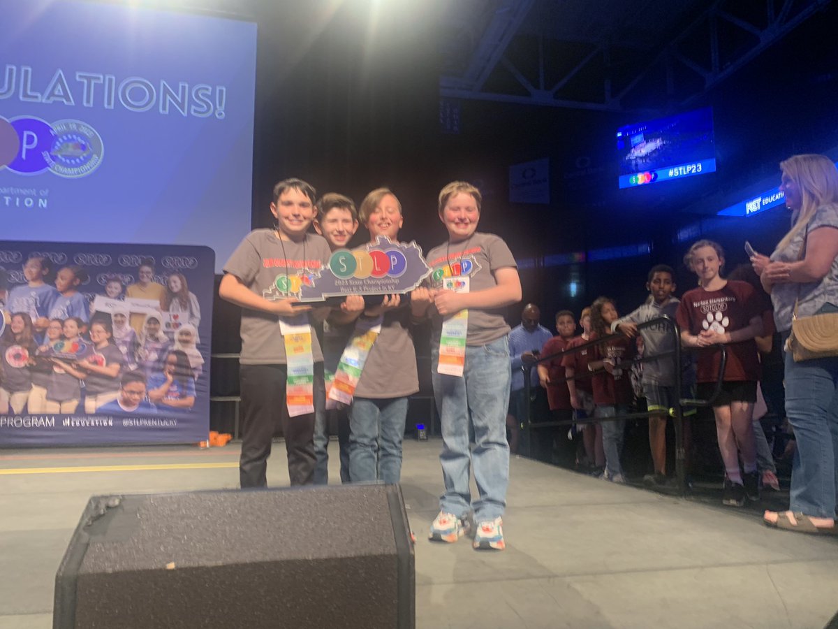 PontierCindy's tweet photo. Summit Elementary Math Cats Wow!!! STATE STLP CHAMPIONS!!! We could not be prouder of you!  @LetitiaRudie @SummitEleLMC @BoydCoSuper @BCPSdistrict https://t.co/sQcWwx8hoV