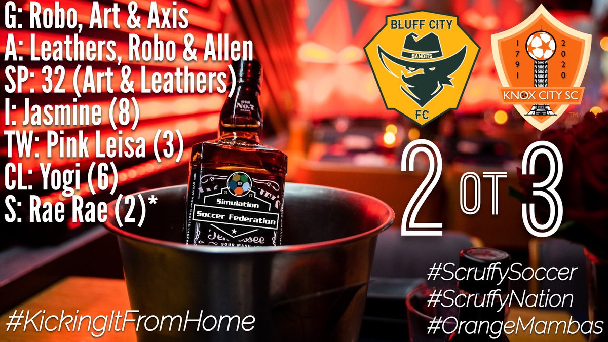 ICYMI Monday night, a classic for the ages as Knox City SC edges out Bluff City FC in overtime to claim victory in the very first SSF Battle for Tennessee!
#ScruffySoccer #ScruffyNation #OrangeMambas
#KickingItFromHome