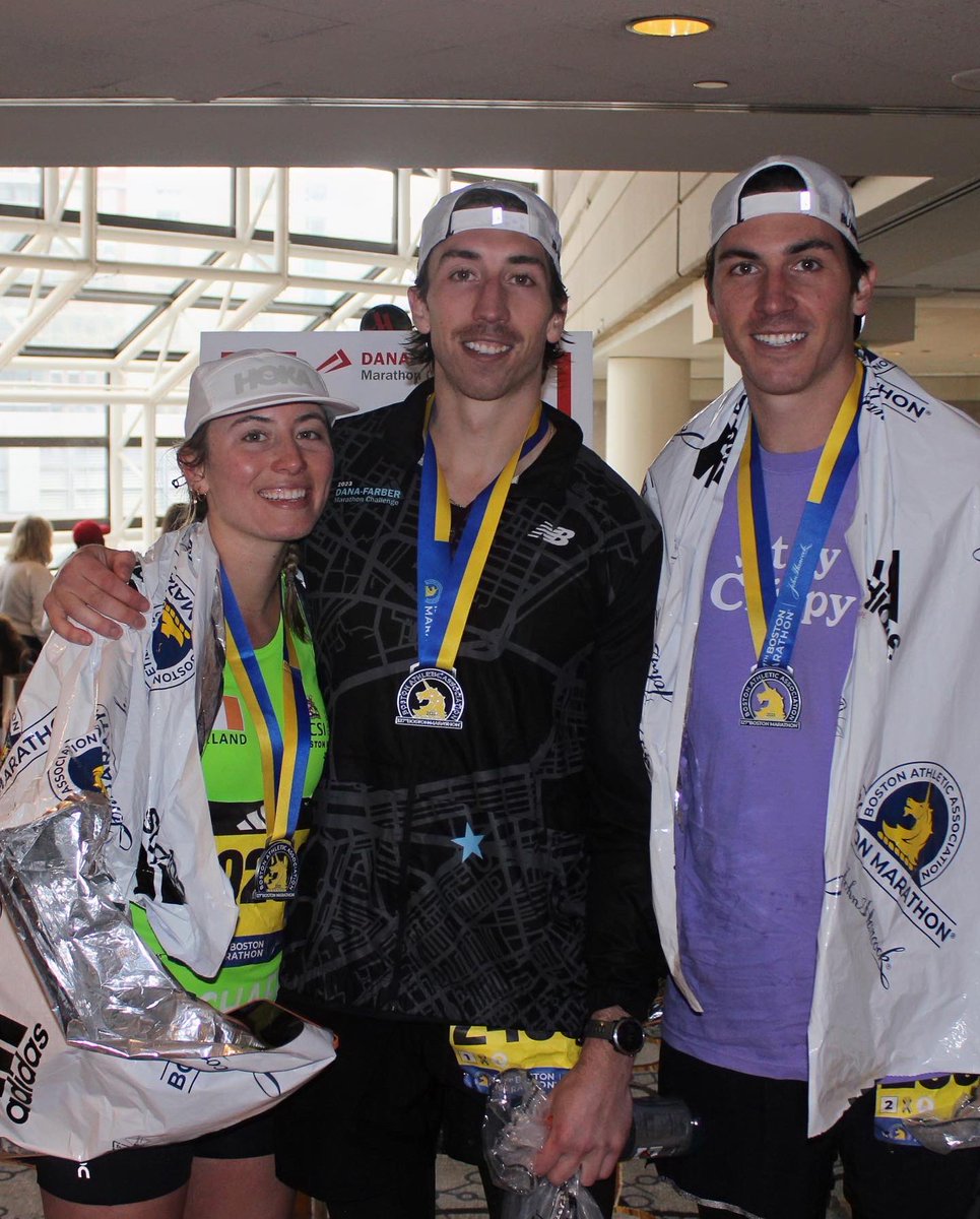 JohnCorviMD's tweet photo. Thank you for helping us raise over $21K for Dana Farber in honor of Oliver Baublis. Running the Boston marathon with my brother and sister was unforgettable. Your support means the world to us. Thank you from the bottom of our hearts! https://t.co/CD6mqcRVQJ