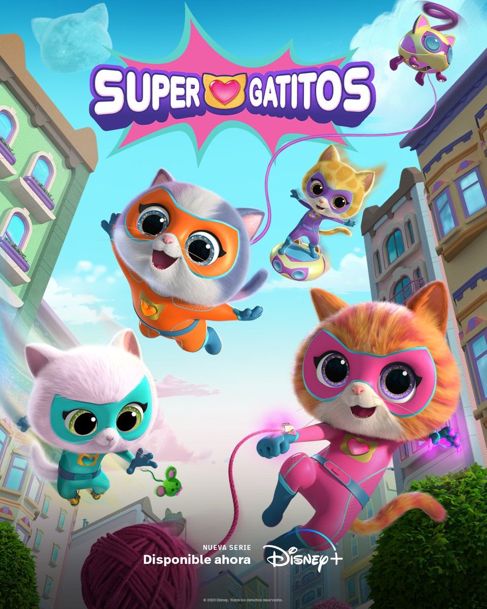Parecen gatos normales, pero se convierten en los superhéroes más adorables y fuertes que hayas visto.

La nueva serie 'SuperGatitos' ya está disponible en #DisneyPlus.