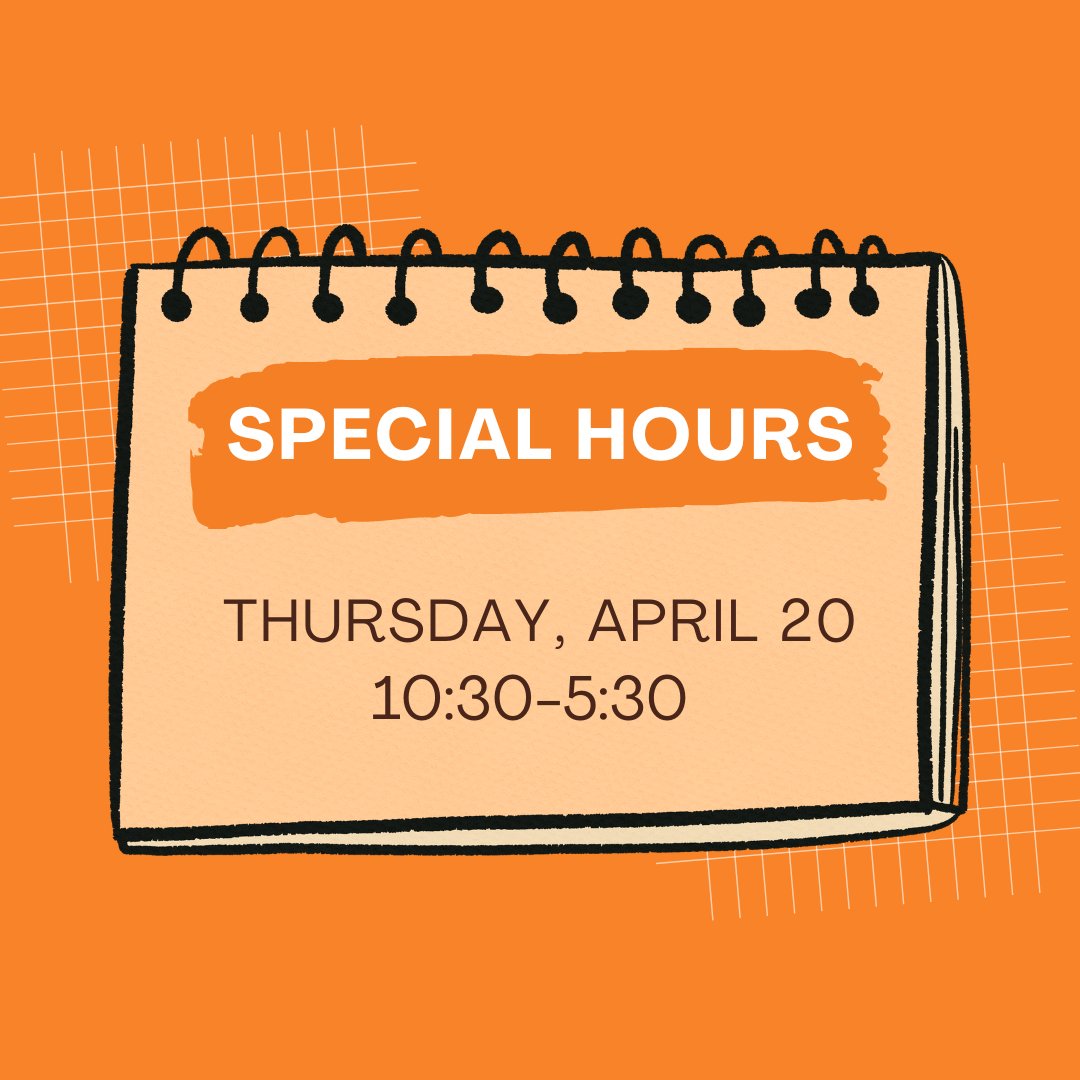 We're closing at 5:30 tomorrow, April 20 to give our staff plenty of time to roll over to Port City Brewing Company for Bikes &amp; Bow Ties.
Time's almost up! Get your tickets at secure.qgiv.com/for/bikesandbo… by midnight tonight to join us for the most bike-tastic event of the year.
