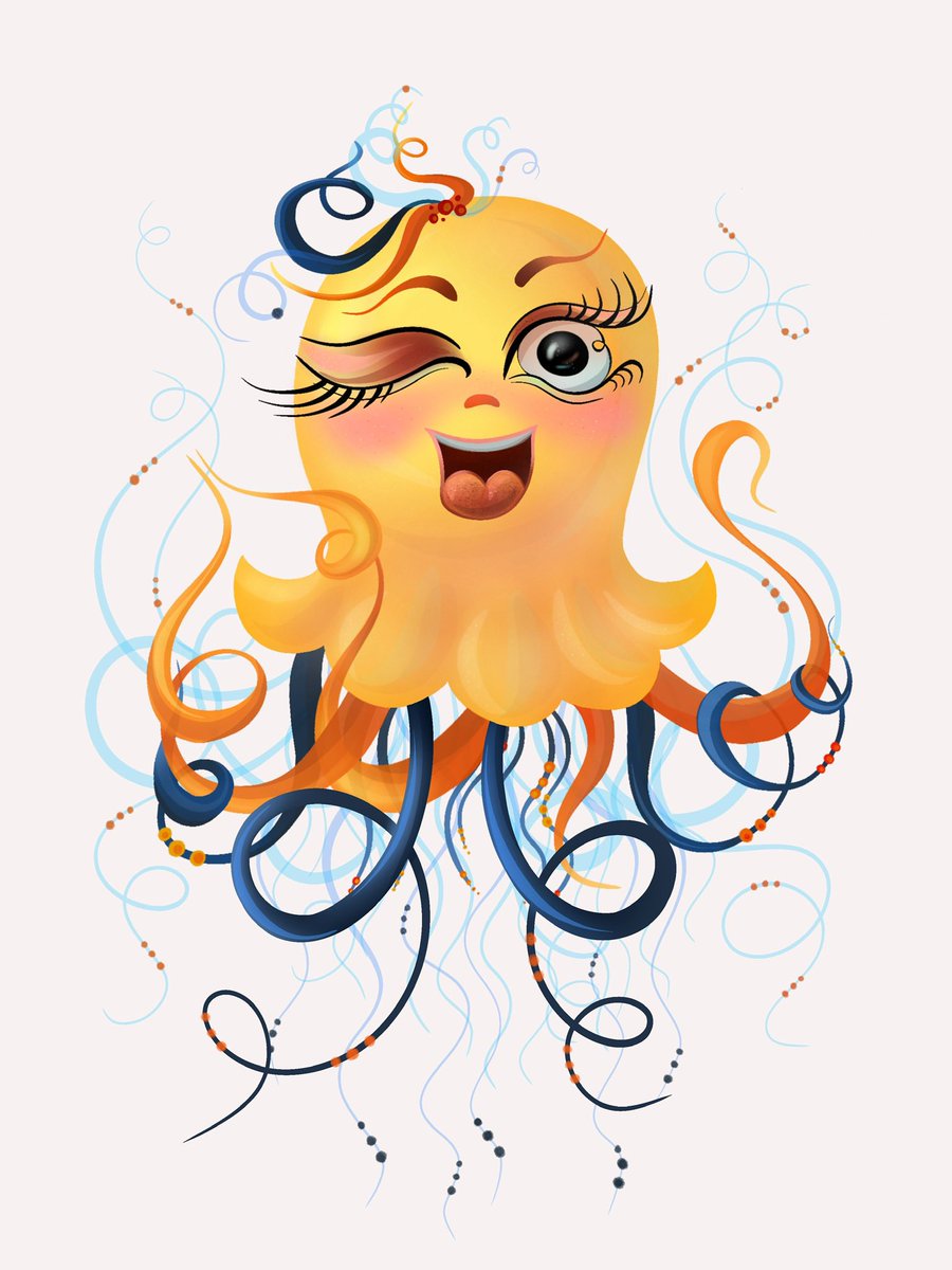 NFT_Zorachka's tweet photo. Iโm and my art ๐งก๐โจ๐๐
#NFT_ocean_universe #NFT_Jellyfish
#NFT_character
#blockchain_name #crypto_ART #NFTs
#tezos https://t.co/UB72rLR7zA