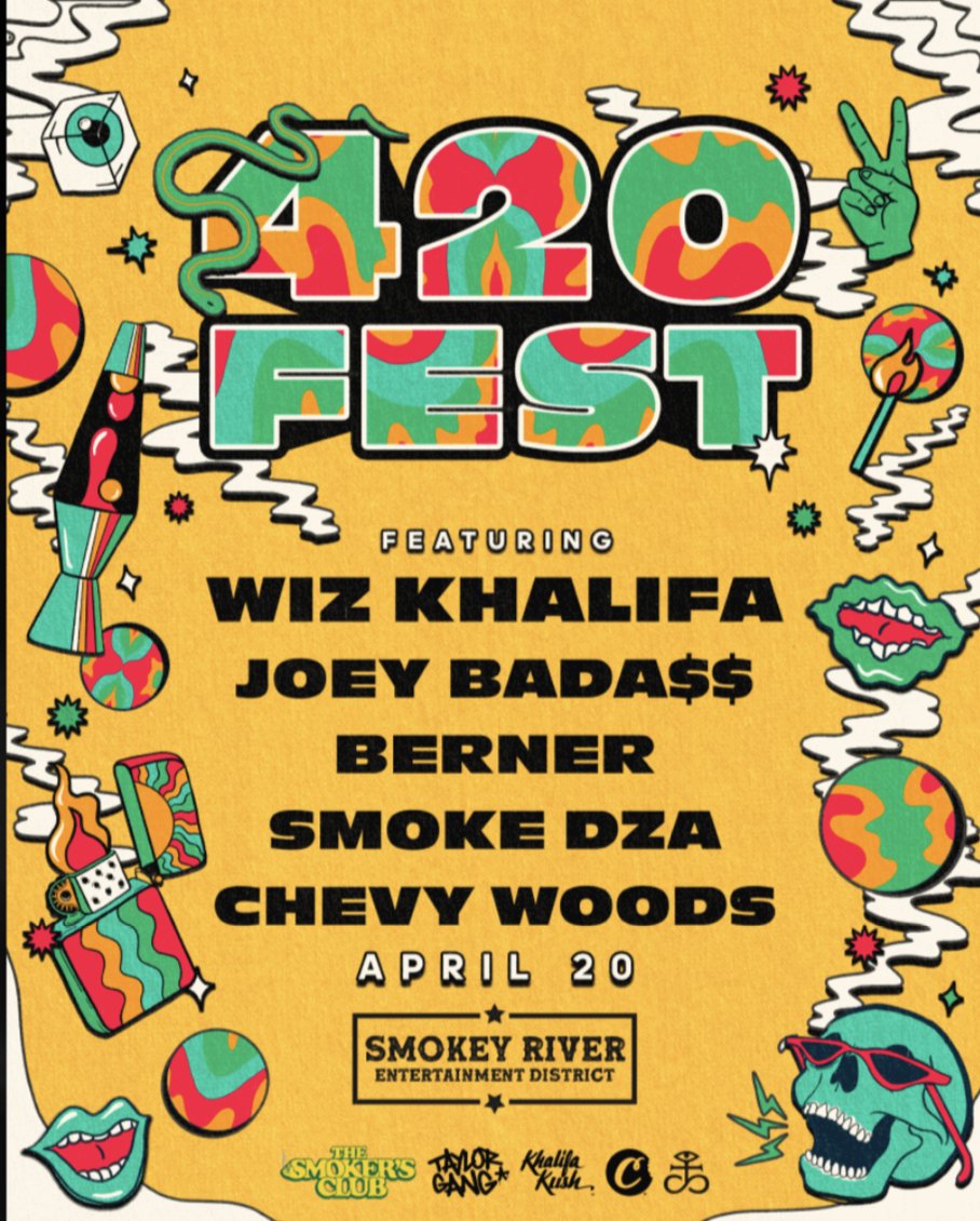 weedmaps's tweet photo. Come say high! 👋 Here are some of the 4/20 events we'll be at today:

📍 NY: Washington Square Park, Sundae School’s 420 Fashion Show, and @astorclubnyc after party

📍 MO: Smokey River 420 Fest feat. @WizKhalifa, @JoeyBadass, @berner415 and more

📍 SF: Hippie Chill after party https://t.co/pV5i6Y8PW2