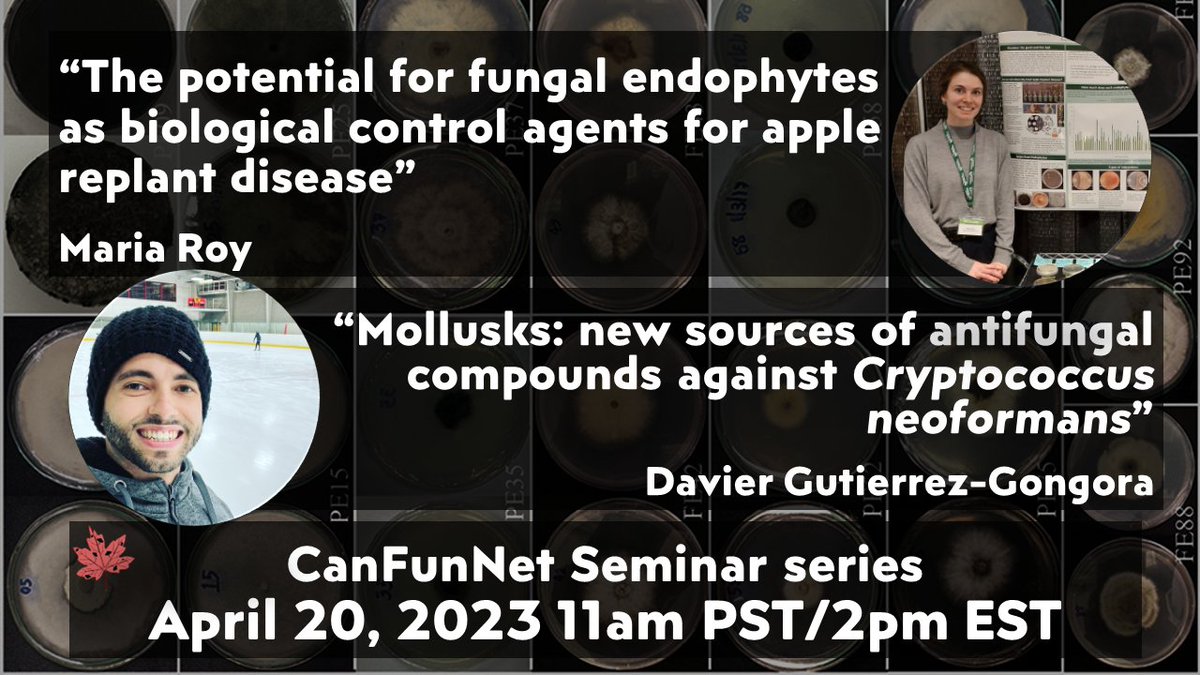 Don't forget to register for our seminar series tomorrow at 11amPST/2pmEST

How often do you go to a seminar focused on fungi🍄 that also features plants 🍏 and animals 🐚?

Register here for this multi-kingdom seminar:
uwmadison.zoom.us/meeting/regist…