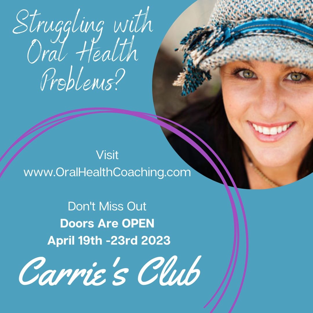 Unlock a healthier smile and a happier you by enrolling in our oral health coaching program today - the doors are open and waiting for you.

oralhealthcoaching.com