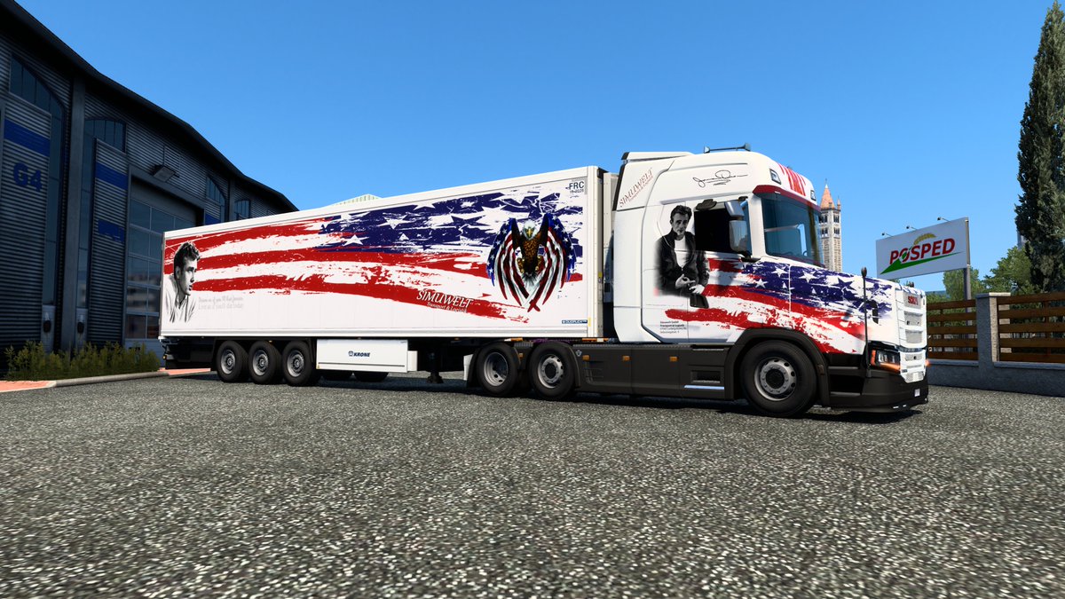 so for now the last entry..
I've just finished my skin, now I'm just waiting for the update of these trucks from #H_and_W_Trucks_and_Tuningparts and then I'm off on the long journey #ets2 #BestCommunityEver @ets2de