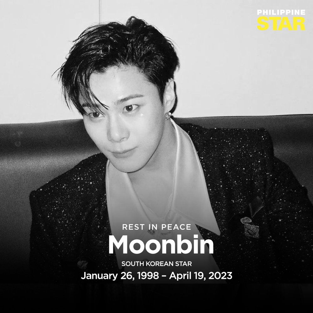 PhilippineStar's tweet photo. RIP, MOONBIN 🕊

K-pop star Moonbin, a member of the boy band Astro, has died at the age of 25, his music label Fantagio announced Thursday. | @AFP https://t.co/MJRNflsuMm