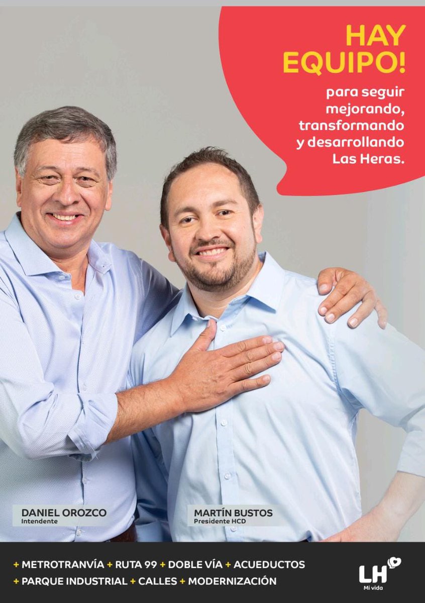 martinbustos1's tweet photo. La autoridad de Daniel no está desdibujada para quienes lo vemos como el líder. El tiene el derecho de proponerle a la ciudadanía un candidato para la continuidad de su gestión. Finalmente, los Lasherinos serán quienes elegirán!!!
#HayEquipo https://t.co/Qu1mkHw9Xg