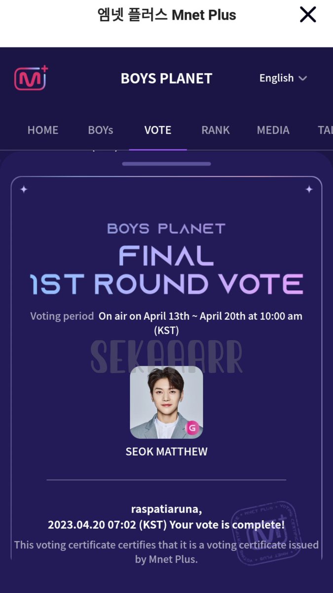 z1ebewan's tweet photo. 20/04/23
i know it's hurt sometimes, but you can over it #SEOKMATTHEW1PICK #Matthew1pick #seokmatthew #MatthewDebut #boysplanet #seokryudan https://t.co/3JsQLtutZg