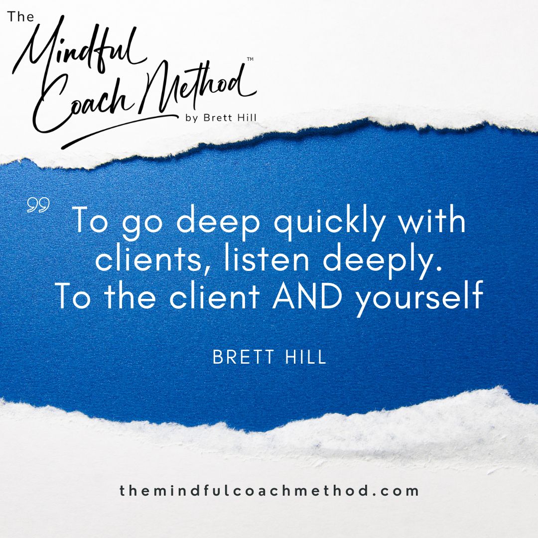 bretthill's tweet photo. Mindful Listening to both yourself and the client. Opens many, many doors. 
#Mindfulness #themindfulcoach #lifecoaching https://t.co/IjpMSMU5gB