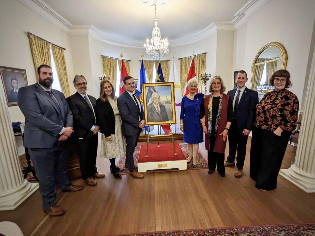 Humbled to attend the unveiling of the portrait of Reverend Father Léger Comeau.

A champion for the rights of the Acadian people, Father Comeau's legacy of service and dedication to his community will continue to inspire us for generations to come. Vive l’Acadie!