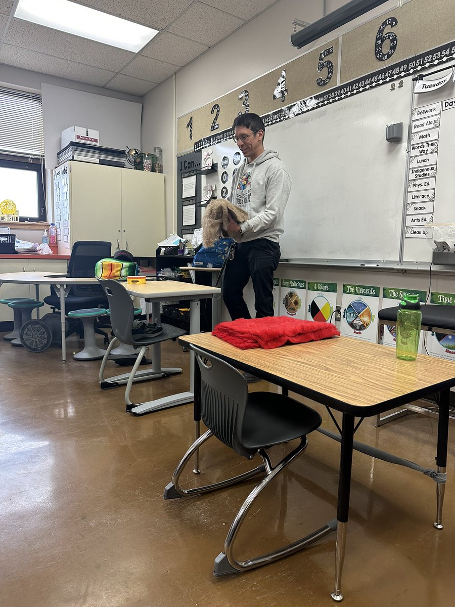 wesaquje's tweet photo. Today @kitchenerschool, @Albert_School and @ThomsonSchool competed in an Indigenous games competition (moccasin game). We are so grateful to facilitator Keegan for providing the teachings. Shoutout to @scottcollegiate leadership pathway students for being refs! @RegPublicSchool https://t.co/6jerjSD5OL
