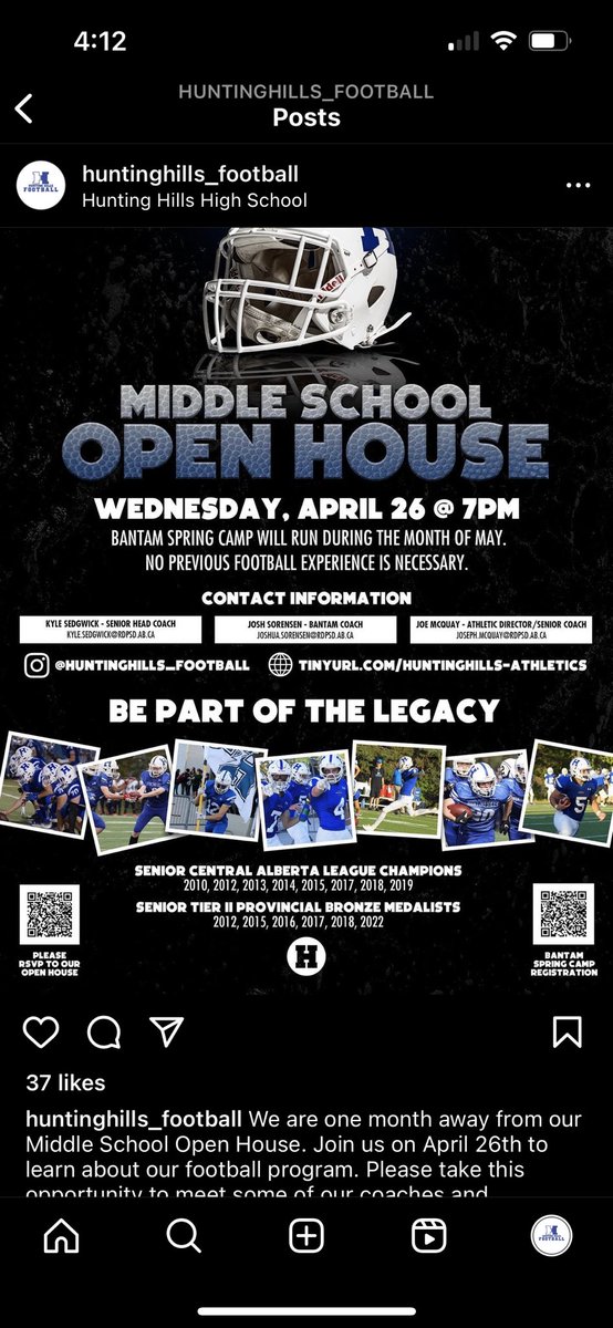 Hunting Hills Football tweet media