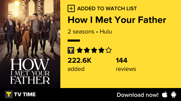 Head_Back_xx's tweet photo. I've just started following How I Met Your Father https://t.co/OTyBBKZc3y #tvtime https://t.co/ZqltTIL5ey