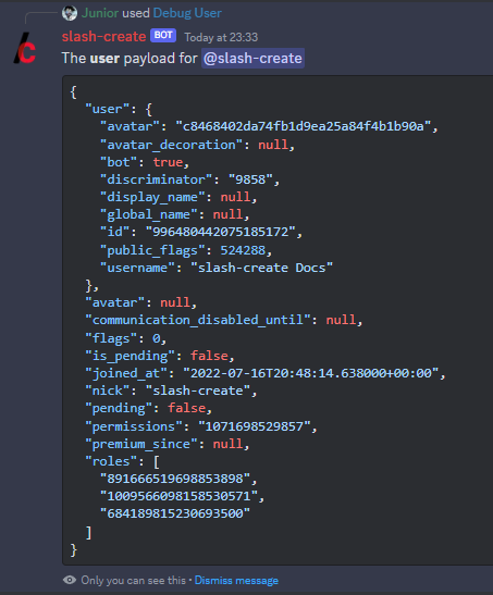 TinkerStorm's tweet photo. PR amended to include user payload with member data for guild contexts. The resolution method has also been simplified to use a less abstract approach.

https://t.co/UB4dk2tXZJ https://t.co/PNQP4VqyJ8