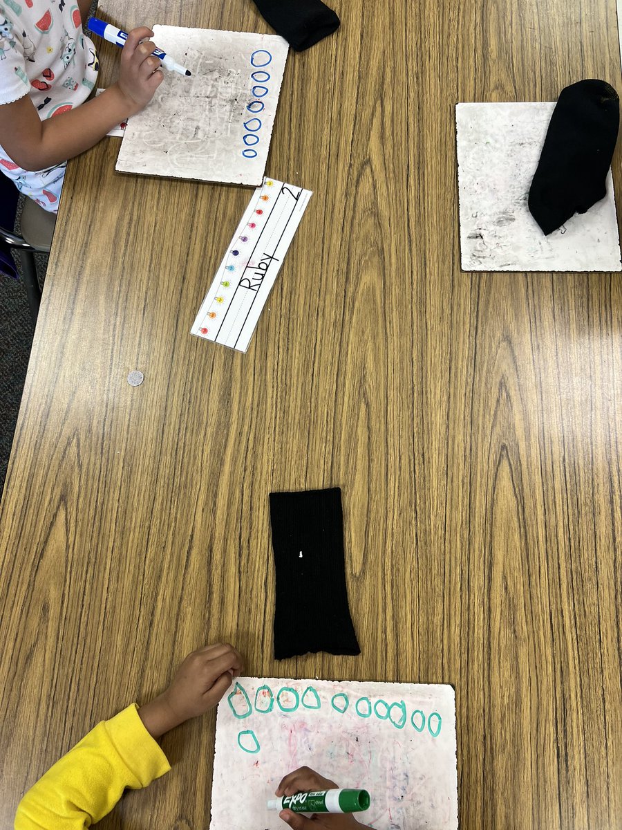 Practicing different strategies to use when we add ➕ &amp; subtract ➖