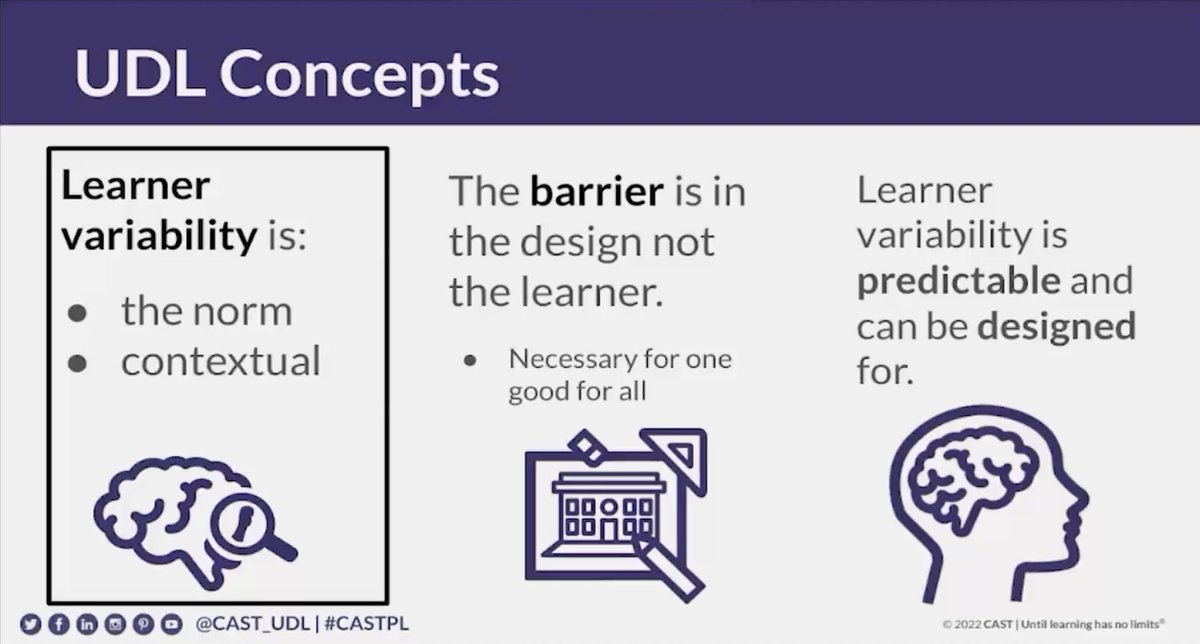 So grateful that the key UDL concepts are explained in this accessible way!

The 2nd really resonates with me.