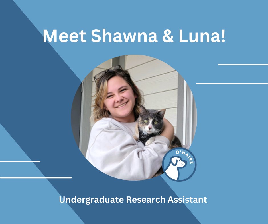 Meet Shawna and Luna! Shawna is an undergraduate research assistant in the lab and a sophomore at Purdue University studying Animal Sciences with a concentration in pre-veterinary medicine. We are so happy to have her on our team! Her cat Luna "helps bring happiness to her day!