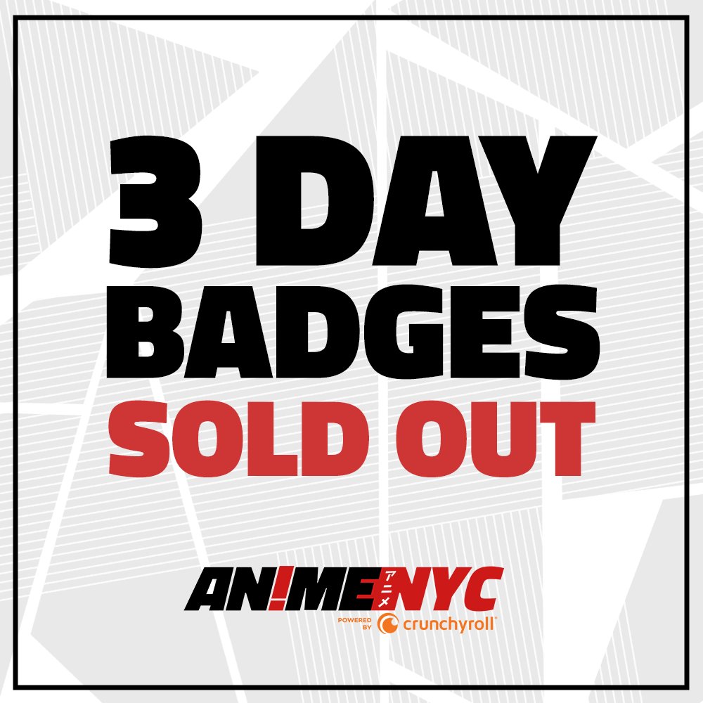 Request sold out badges now in Anime NYC's official Badge Exchange with  Lyte! Can't make it to the con? Return badges through Lyte so they…