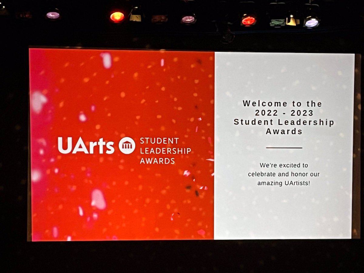 DWSchoner's tweet photo. As I assume the role of the @UArts Chair of the Parents and Family Council for the 23/24 school year, it was an honor to give my second speech at the Student Leadership Awards.
Big congrats to all the winners. 🏆
.
.
.
#AdvancingHumanCreativity #UArtists #UniquelyUArts https://t.co/qPJ2GakjZS